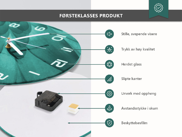 Round wall clock Field