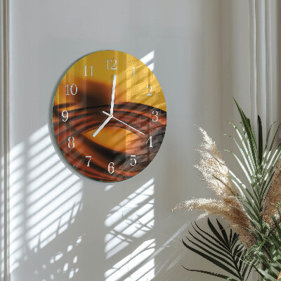 Round wall clock Abstraction