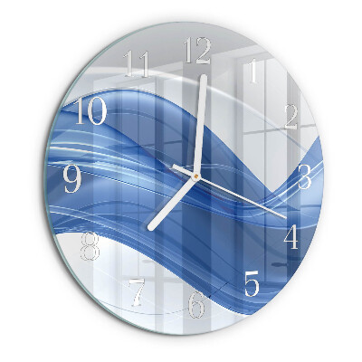 Round wall clock Abstract Lines