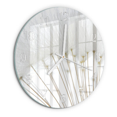 Round wall clock Dandelion