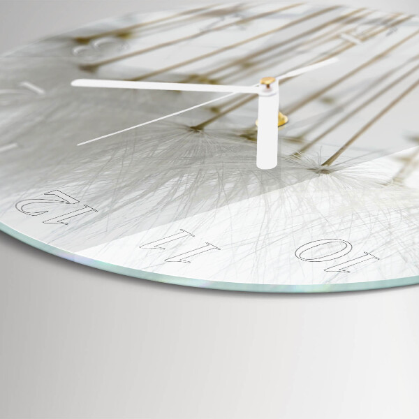 Round wall clock Dandelion