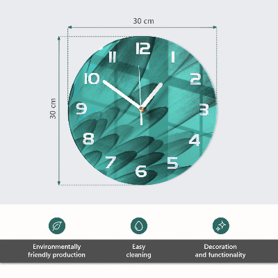 Round wall clock Dandelion