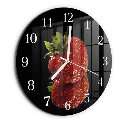 Round wall clock Strawberry