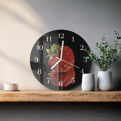 Round wall clock Strawberry