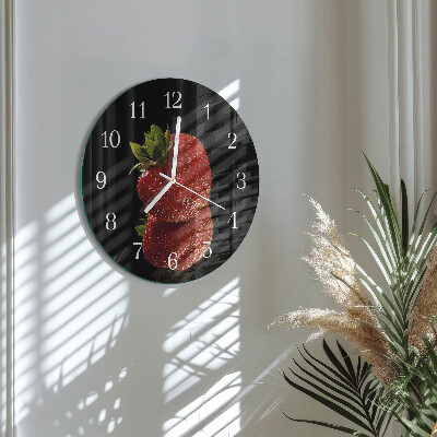 Round wall clock Strawberry