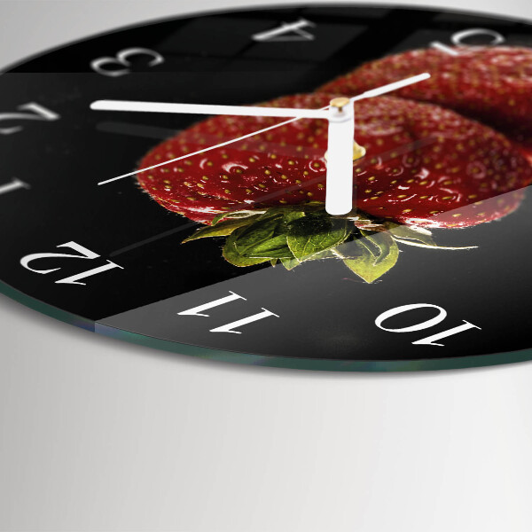 Round wall clock Strawberry