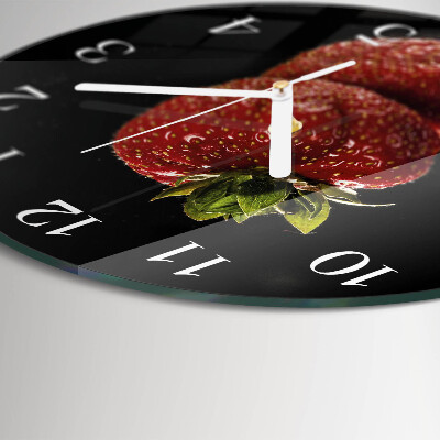 Round wall clock Strawberry