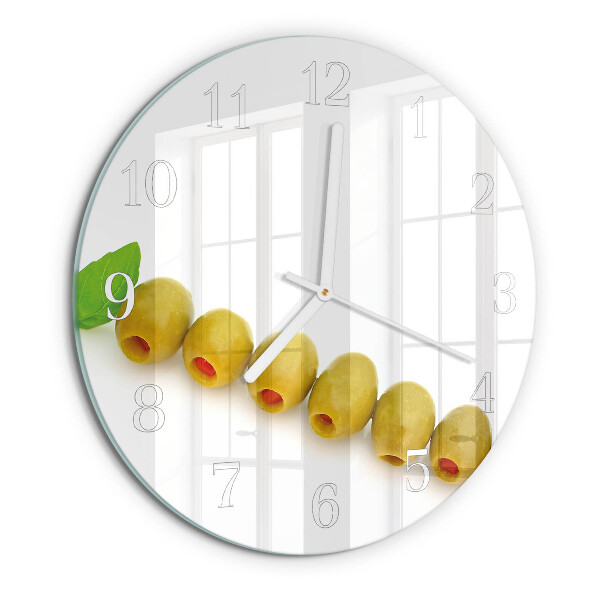 Round wall clock Olives