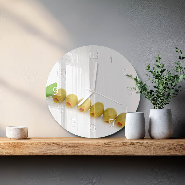 Round wall clock Olives