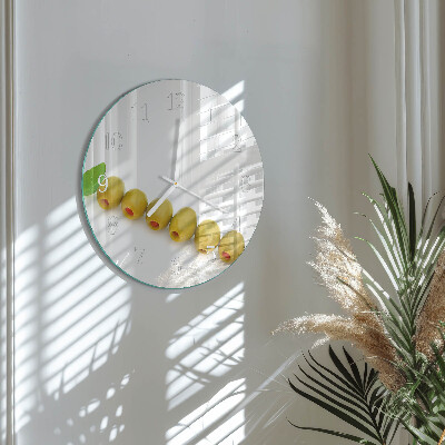 Round wall clock Olives