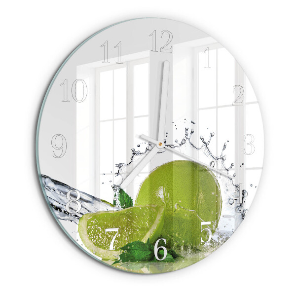 Round wall clock Limewater
