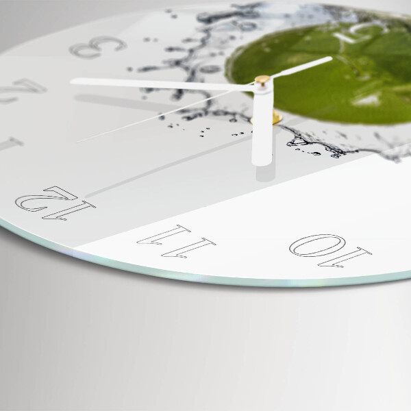 Round wall clock Limewater