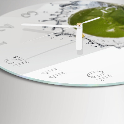 Round wall clock Limewater