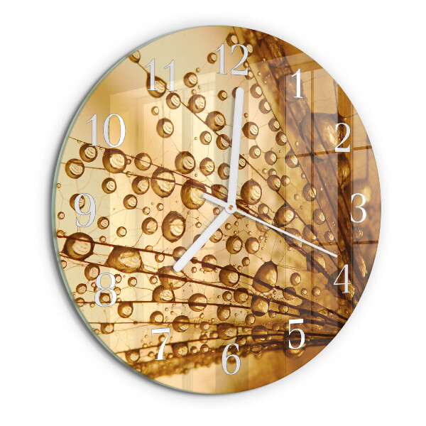 Round wall clock Dandelion