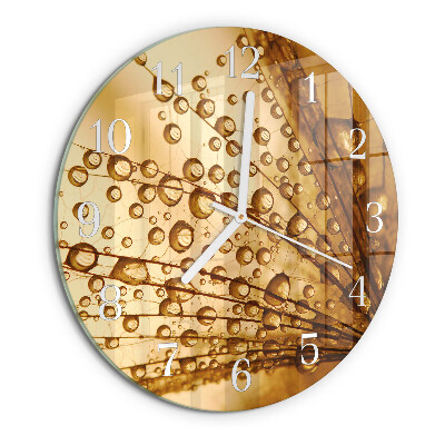 Round wall clock Dandelion