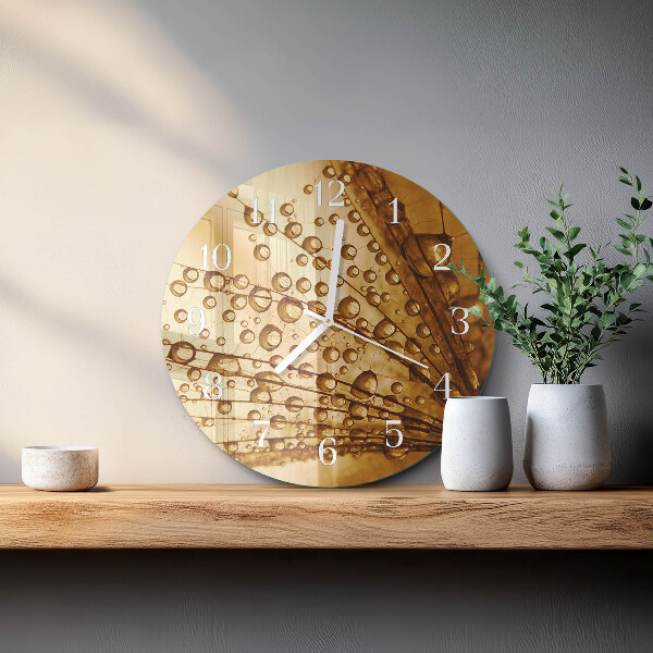 Round wall clock Dandelion