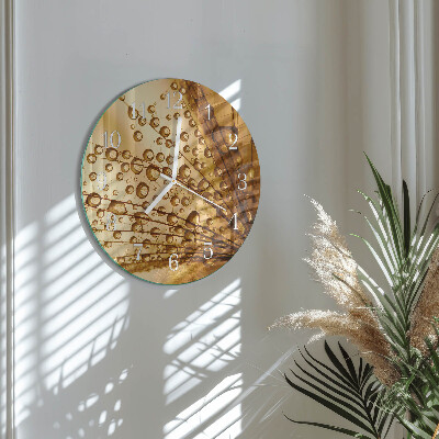 Round wall clock Dandelion