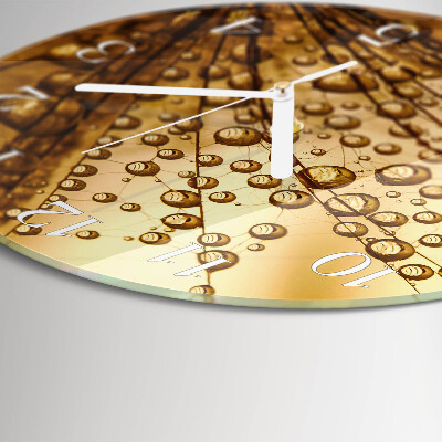 Round wall clock Dandelion