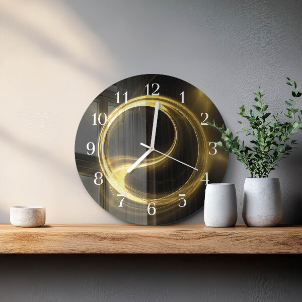 Round wall clock Abstraction Circle