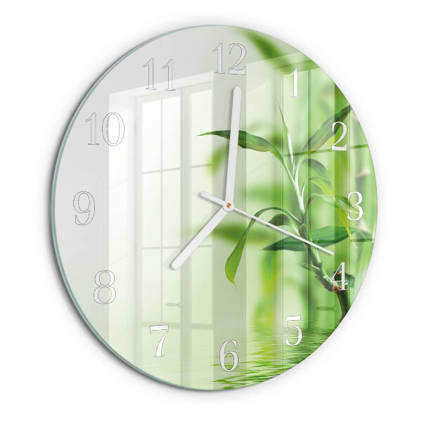 Round wall clock Bamboo