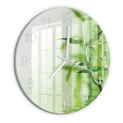 Round wall clock Bamboo
