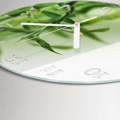 Round wall clock Bamboo