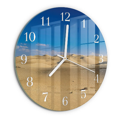 Round wall clock Desert