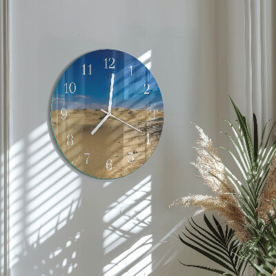 Round wall clock Desert