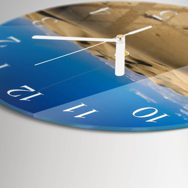 Round wall clock Desert