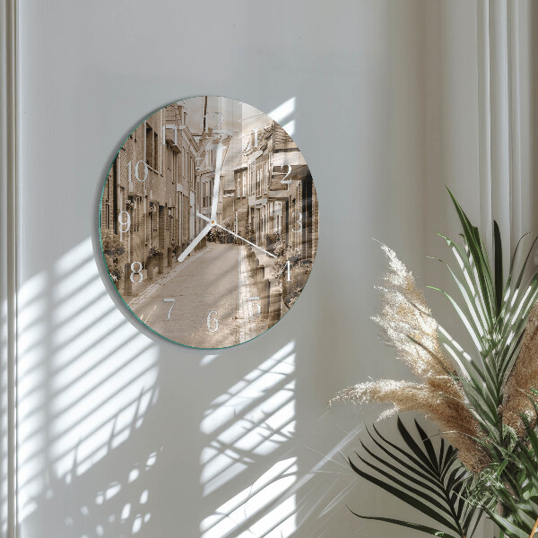 Round wall clock Sepia Avenue