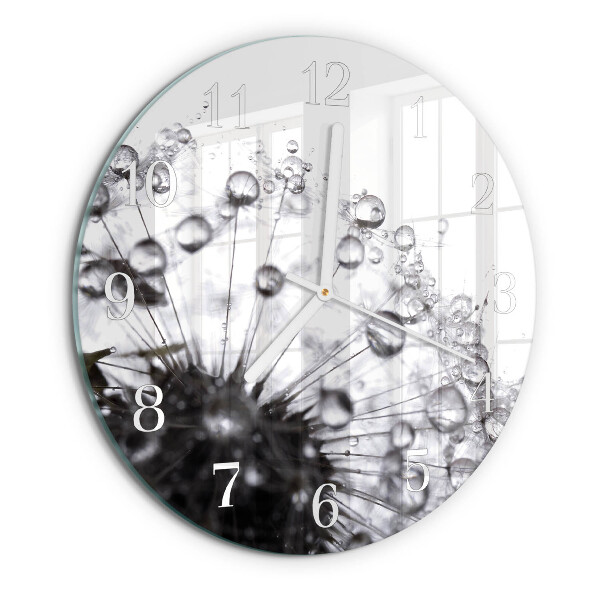 Round wall clock Dandelion