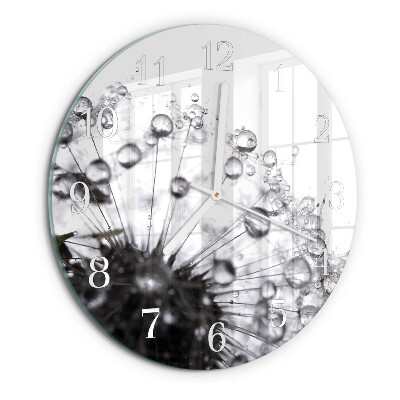 Round wall clock Dandelion