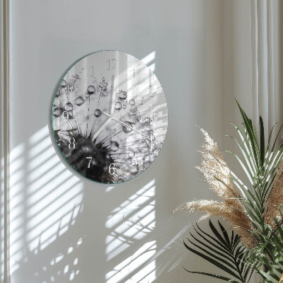 Round wall clock Dandelion