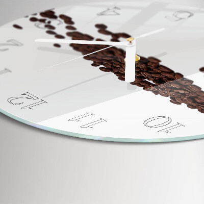 Round wall clock Coffee Beans