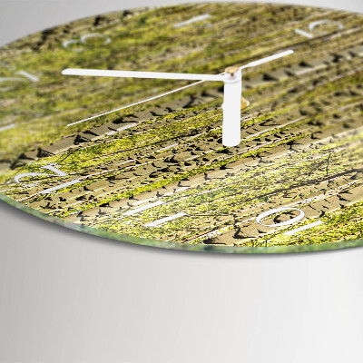 Round wall clock Birch Forest