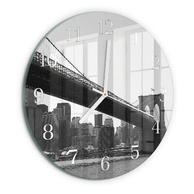 Round wall clock Bridge