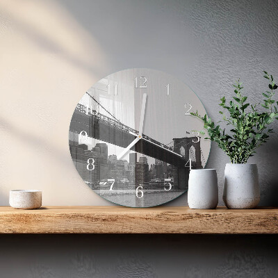 Round wall clock Bridge