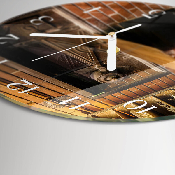 Round wall clock Bread Oven