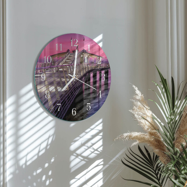 Round wall clock Pier