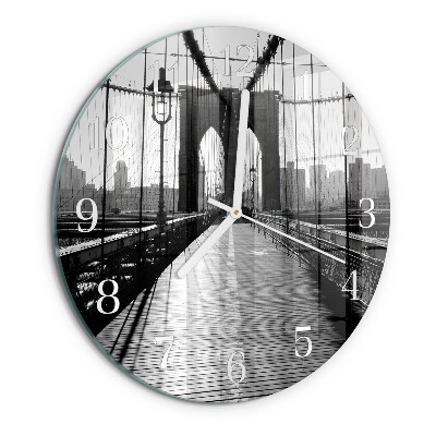 Round wall clock Bridge