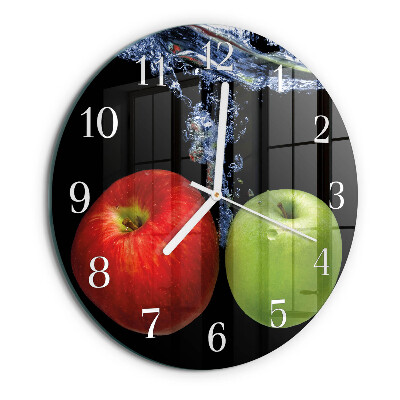 Round wall clock Apples