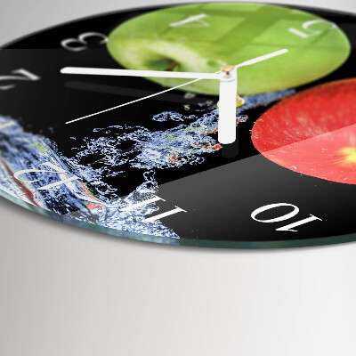 Round wall clock Apples