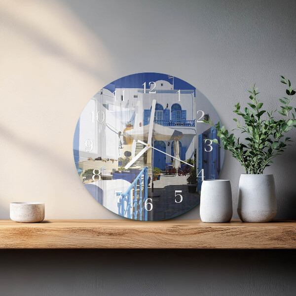 Round wall clock Greece