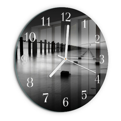 Round wall clock Sea