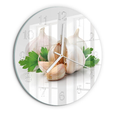 Round wall clock Garlic