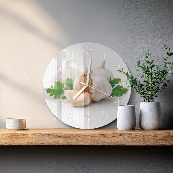 Round wall clock Garlic