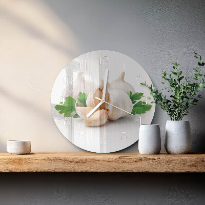 Round wall clock Garlic