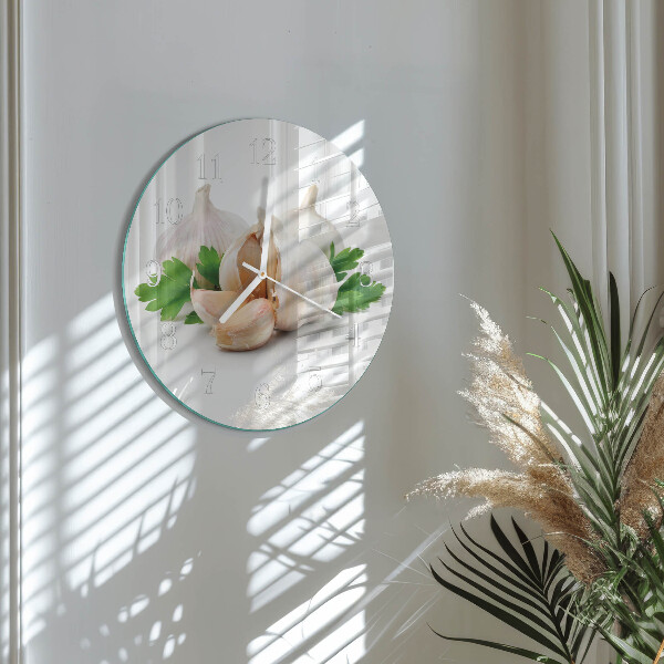 Round wall clock Garlic
