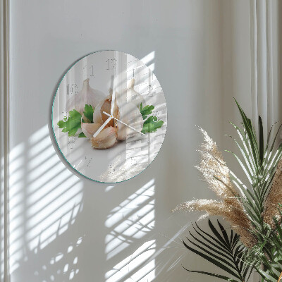 Round wall clock Garlic