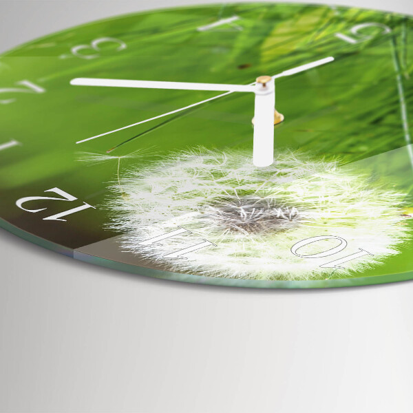 Round wall clock Dandelion